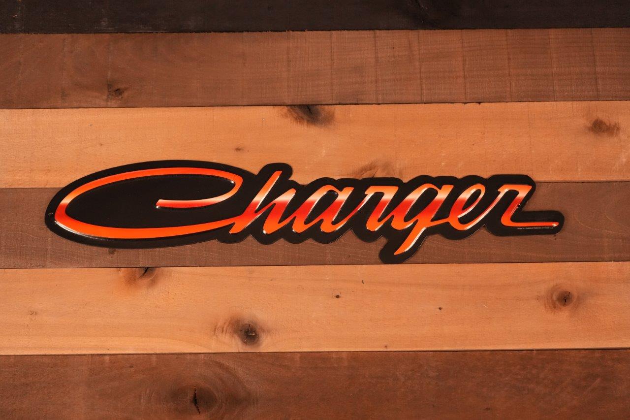 Dodge Charger name only Metal Sign – Hanksters Apparel