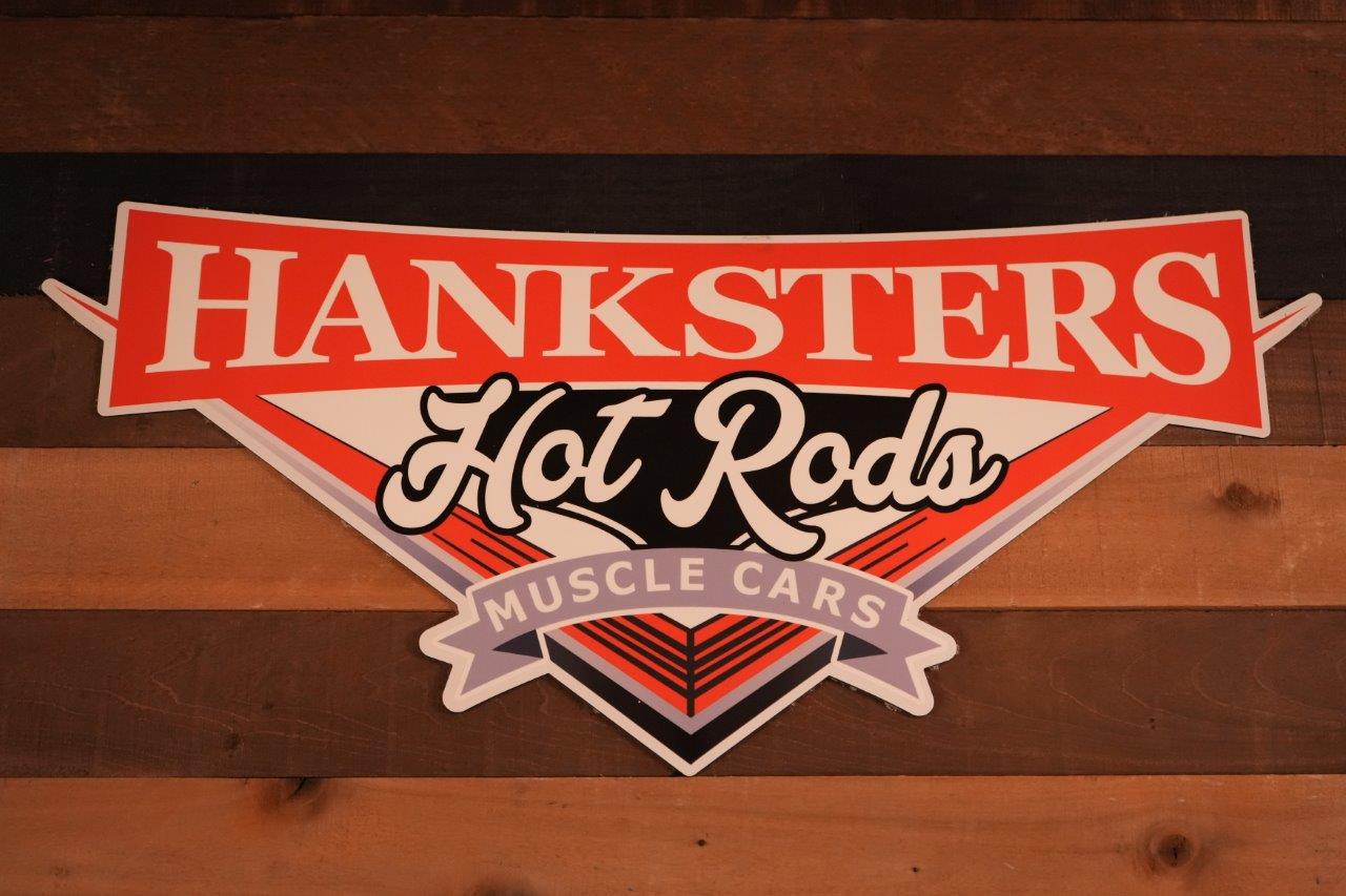 Hanksters Hot Rods Muscle Car Sign