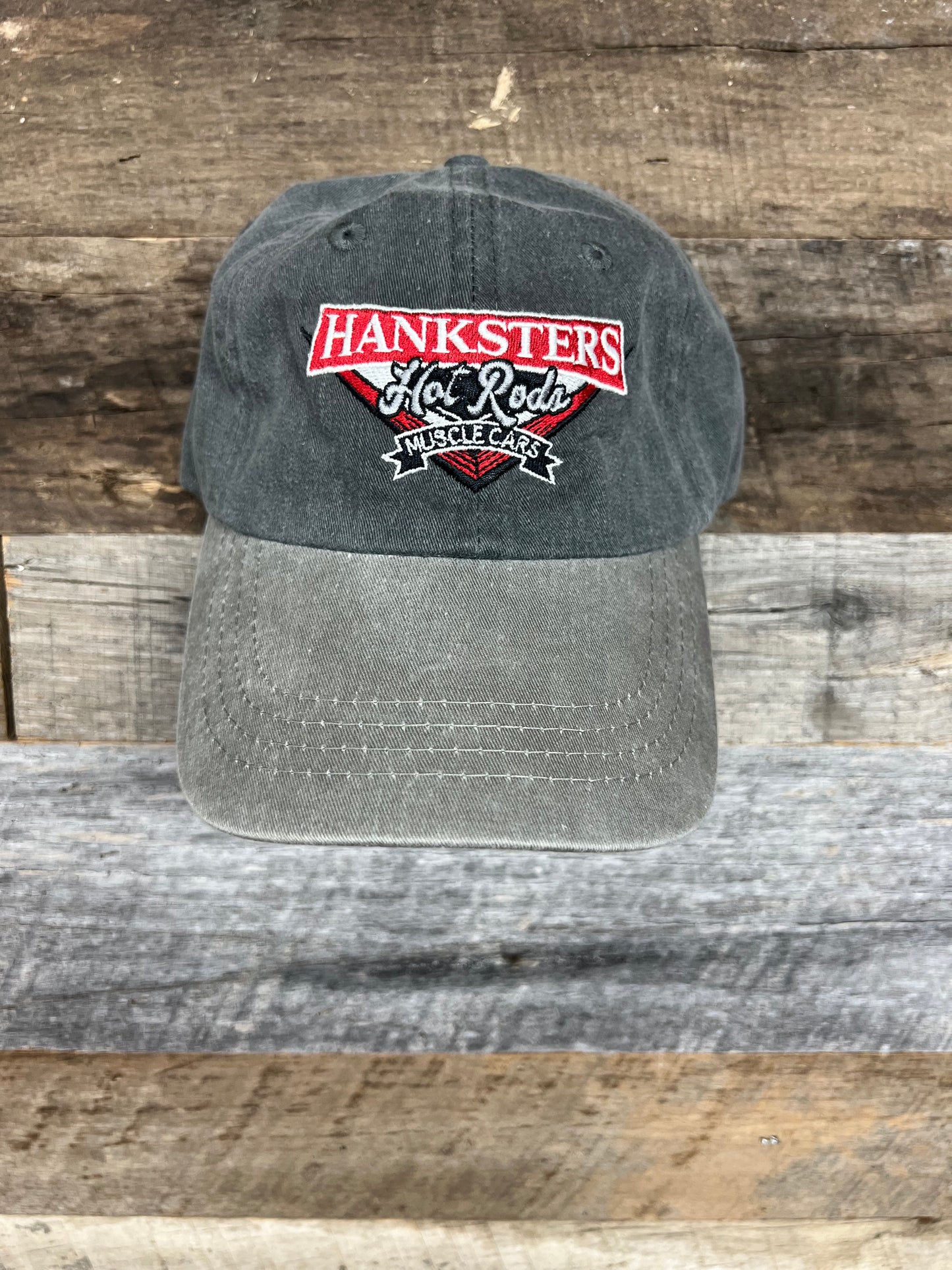 Hanksters light gray and Charcoal hat